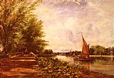 Frederick Waters Watts The Riverbank painting